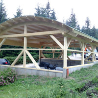 Carport aus Holz